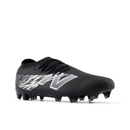 New Balance Furon Team FG V8 Black with Metallic Silver and White