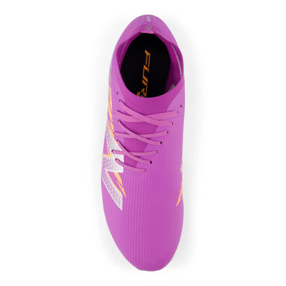 New Balance Furon TEAM FG V8 Passion Fruit with Hot Mango and Metallic Silver