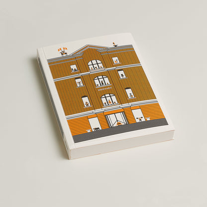 Hermes Shanghai Maison Blank Notebook Neutre