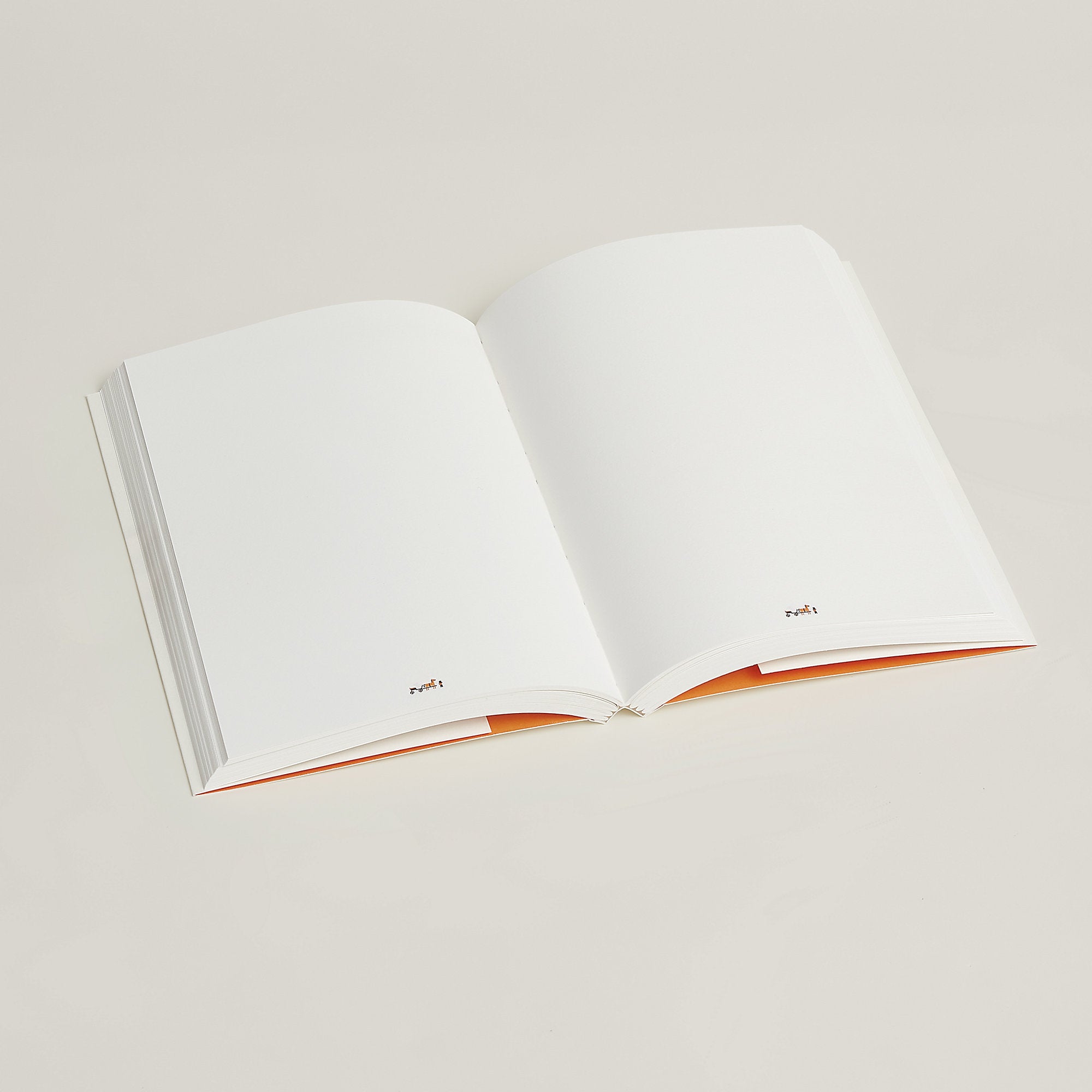  Hermes Shanghai Maison Blank Notebook Neutre