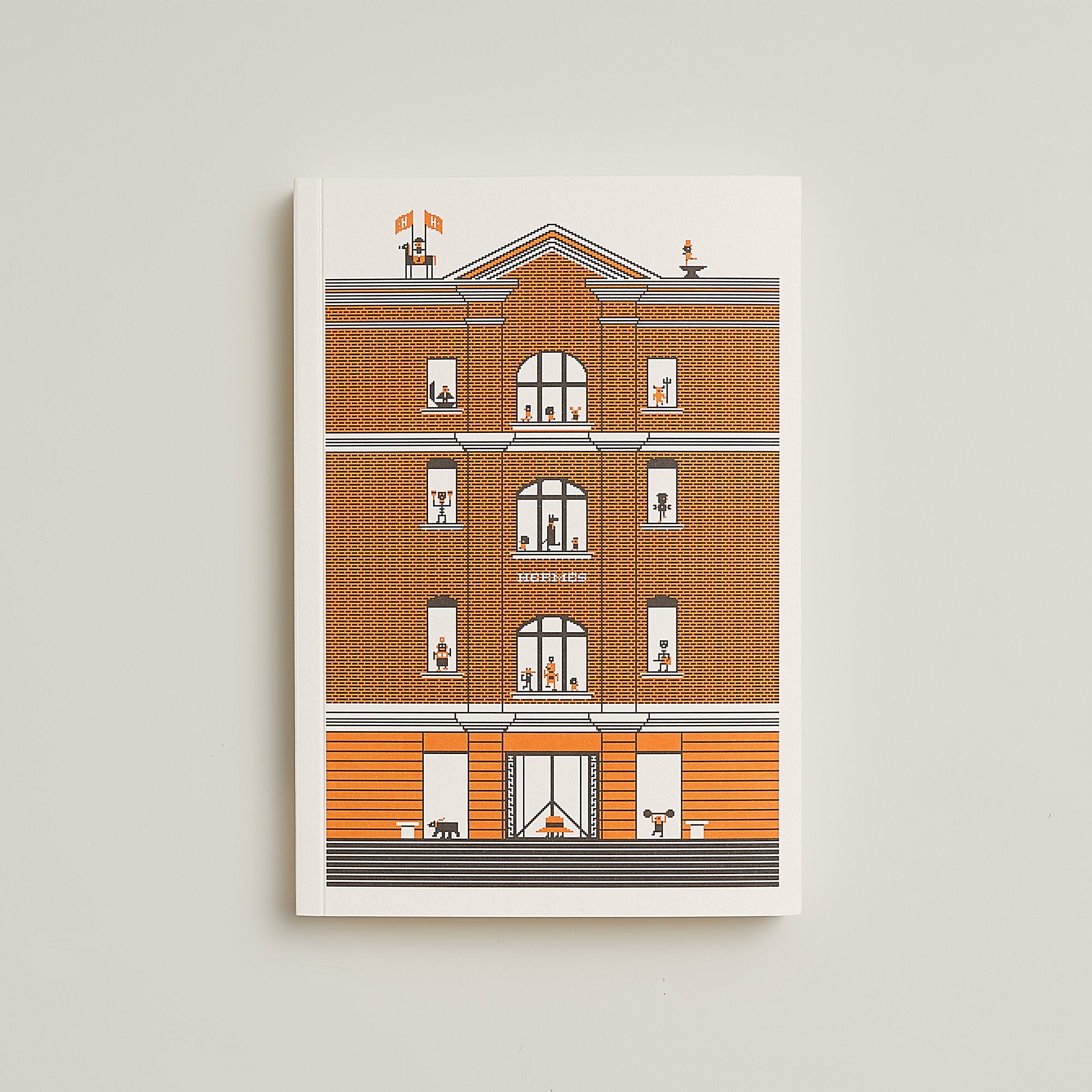  Hermes Shanghai Maison Blank Notebook Neutre