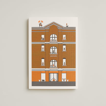  Hermes Shanghai Maison Blank Notebook Neutre