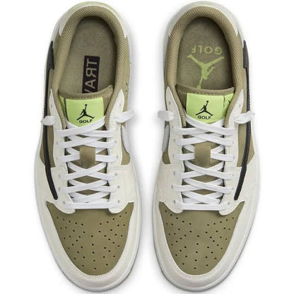 Air Jordan 1 Low Golf 'Neutral Olive' x Travis Scott