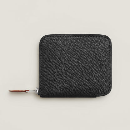  Hermes Silk'In Compact Wallet Noir