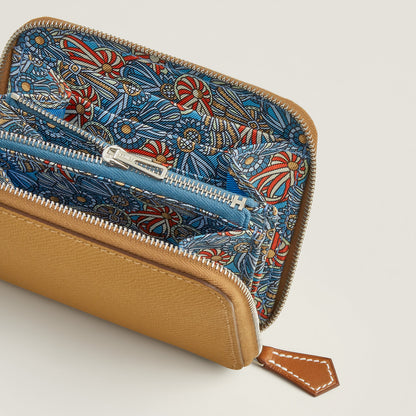  Hermes Silk'In Compact Wallet Gold