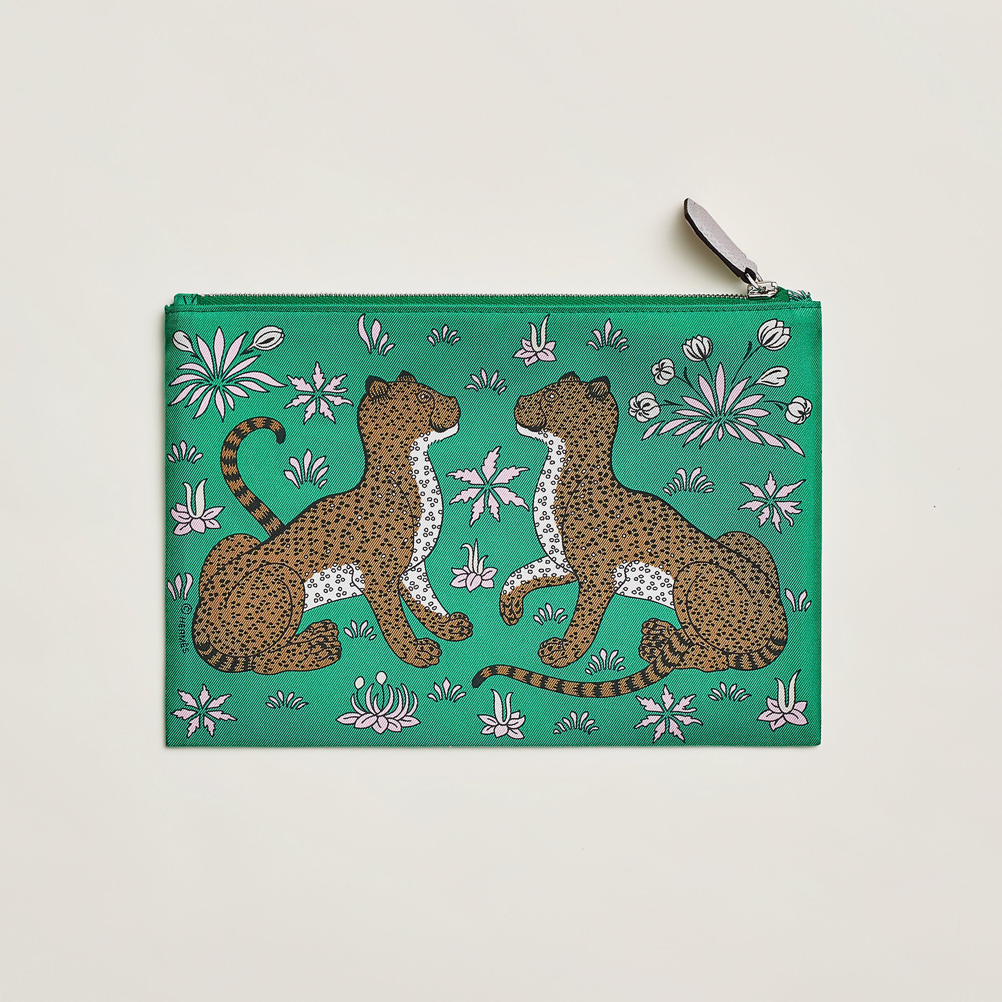  Hermes Silky Pocket Pouch Menthe