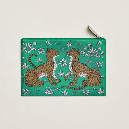  Hermes Silky Pocket Pouch Menthe