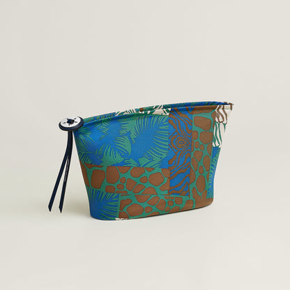  Hermes Silky Pouch 27 Bleu Zellige