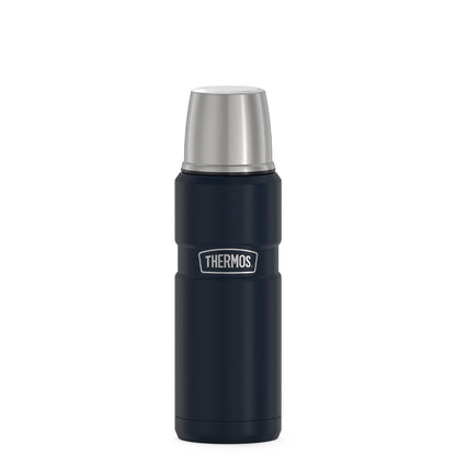Thermos 16oz Stainless King Beverage Bottle Midnight Blue