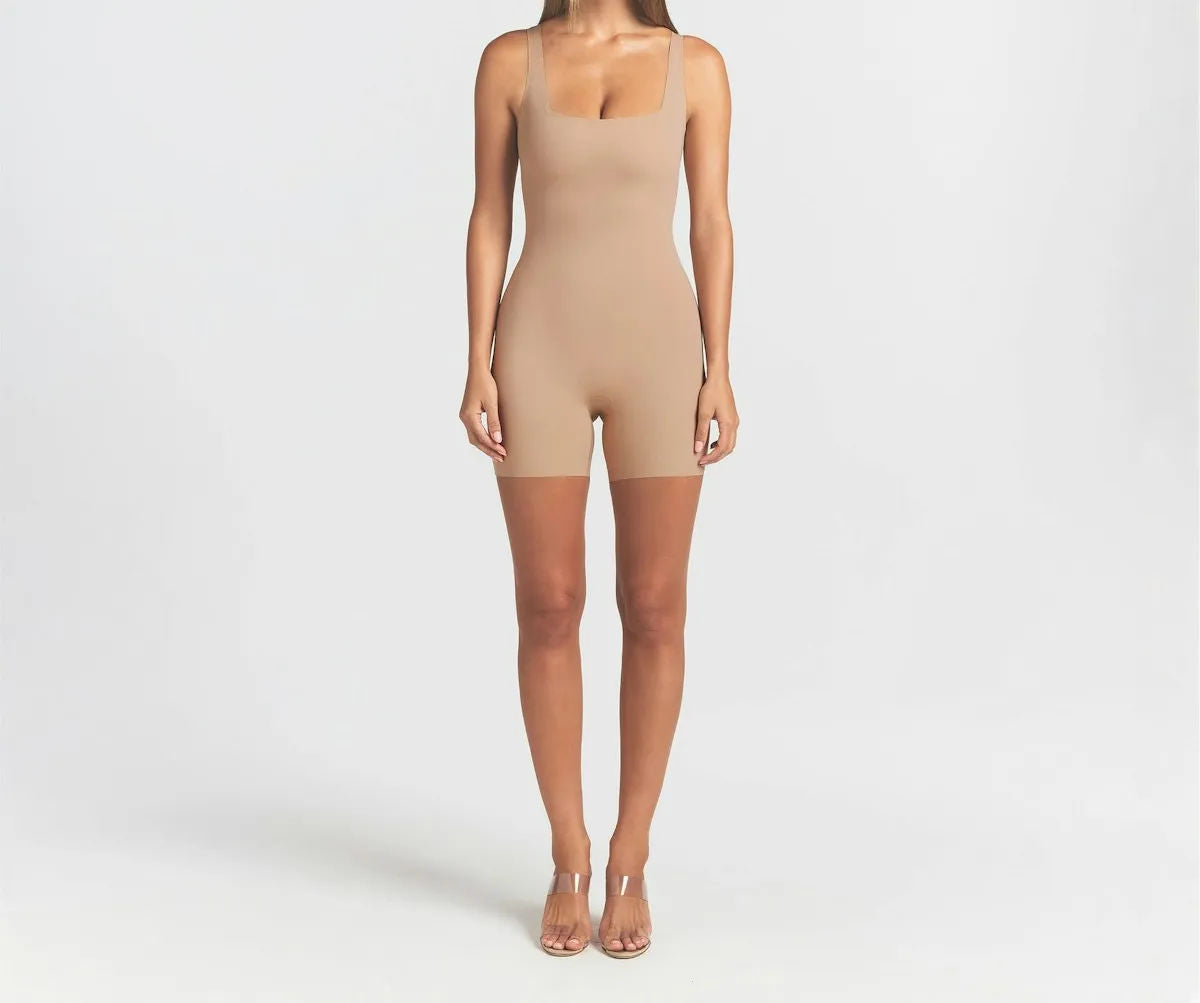 Skims Cool Shapewear Mid Thigh Bodysuit