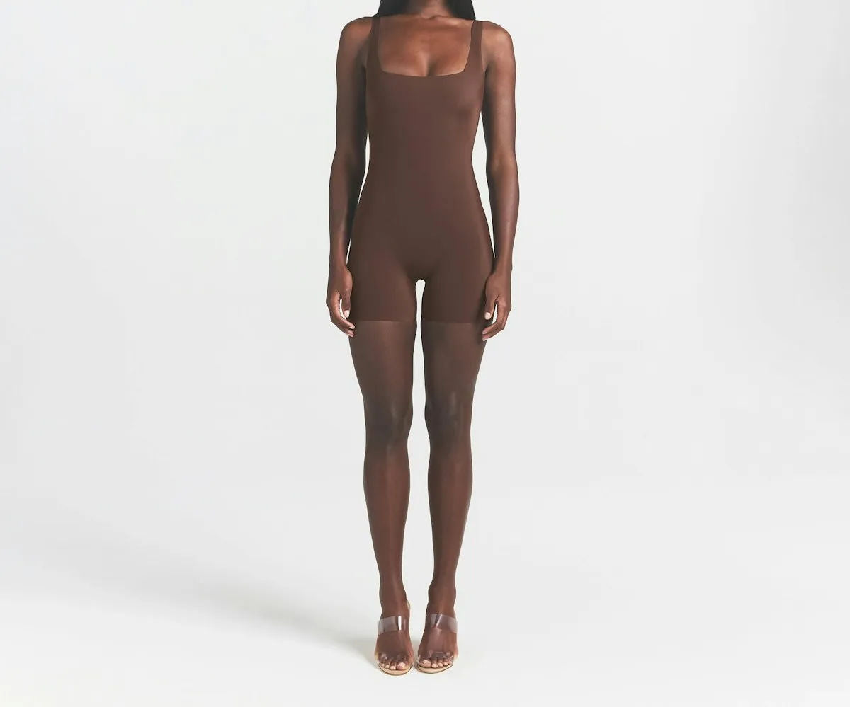 Skims Cool Shapewear Mid Thigh Bodysuit