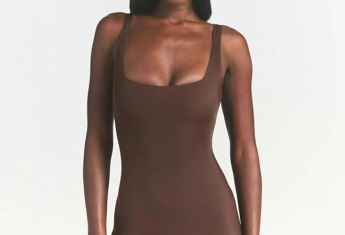 Skims Cool Shapewear Mid Thigh Bodysuit