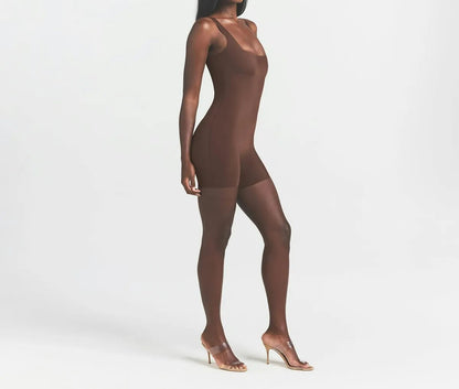 Skims Cool Shapewear Mid Thigh Bodysuit