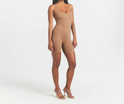 Skims Cool Shapewear Mid Thigh Bodysuit