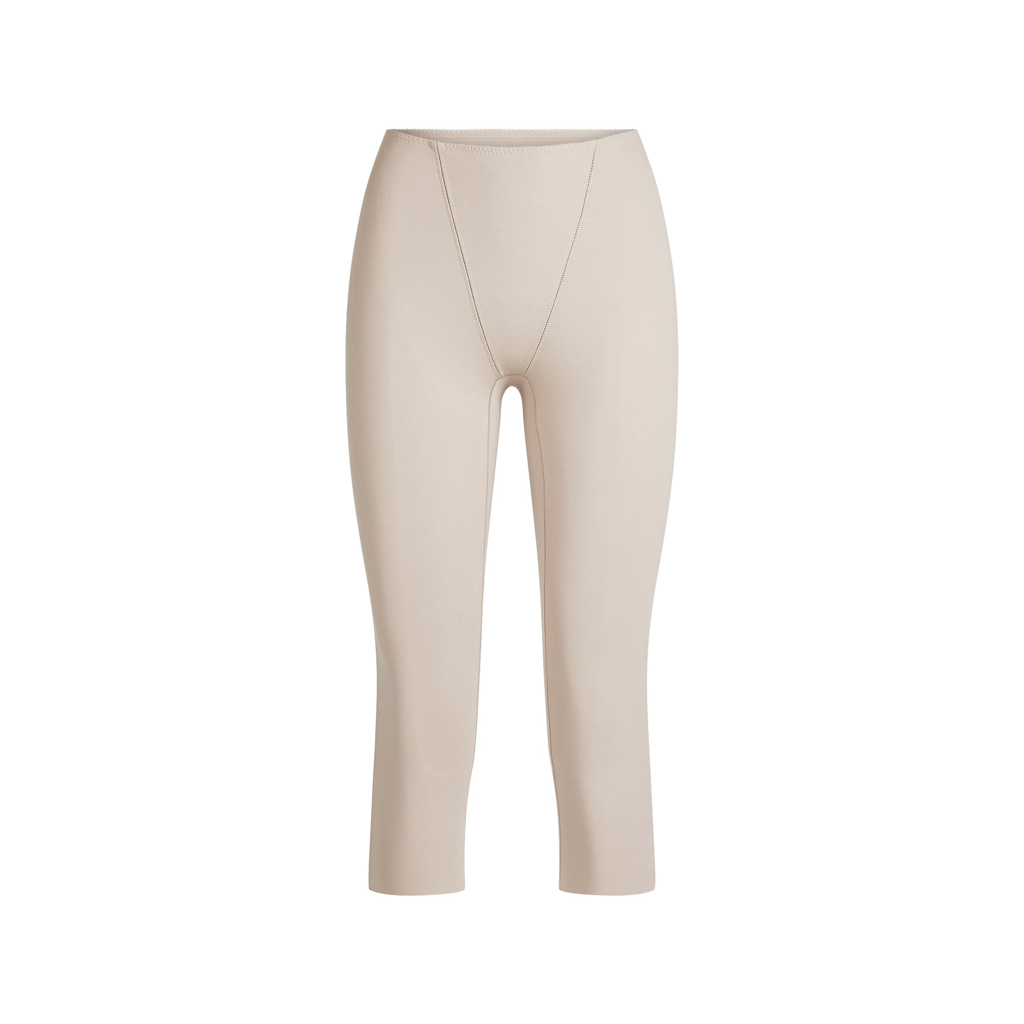 Skims Cotton Shapewear Capri Linen