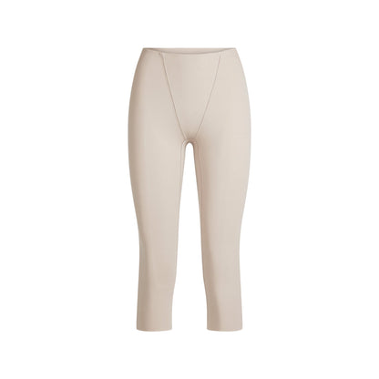 Skims Cotton Shapewear Capri Linen