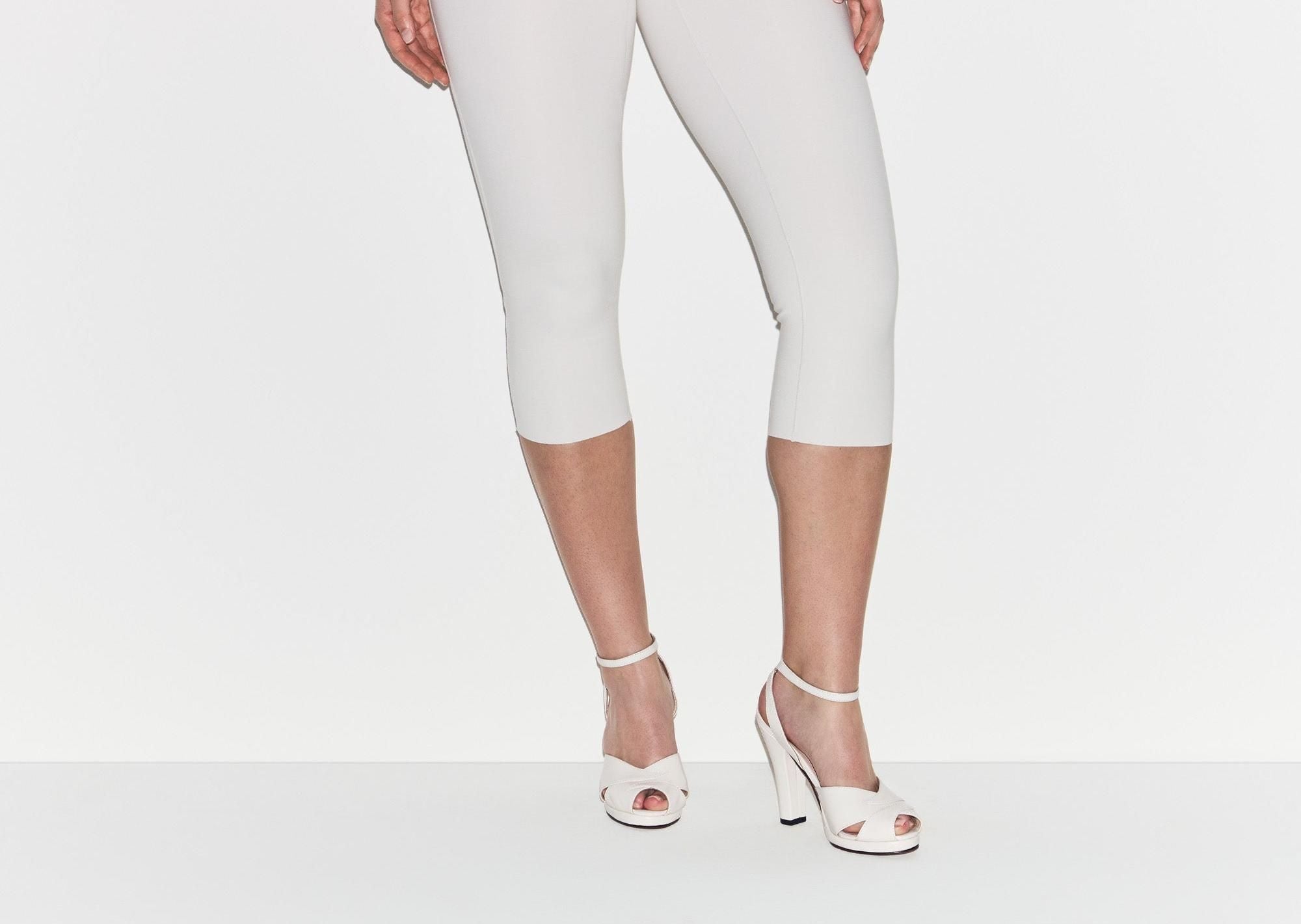 Skims Cotton Shapewear Capri Marble