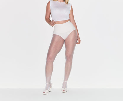 Skims Cotton Shapewear High-Waisted Brief Marble
