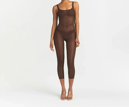 Skims Power Mesh Shapewear Catsuit