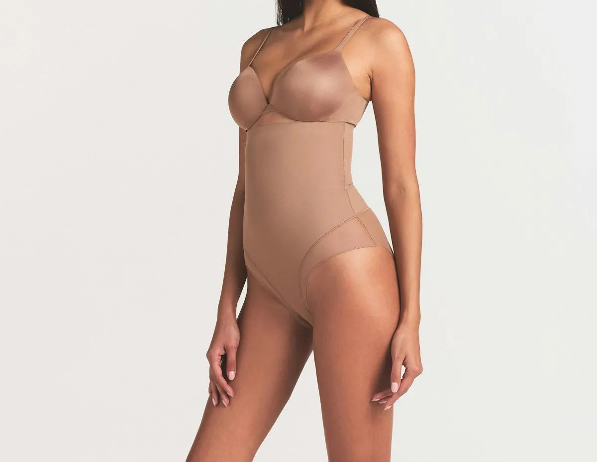 Skims Power Mesh Shapewear Core Sculpt High-Waisted Brief