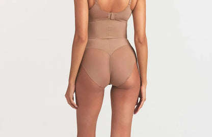 Skims Power Mesh Shapewear Core Sculpt High-Waisted Brief