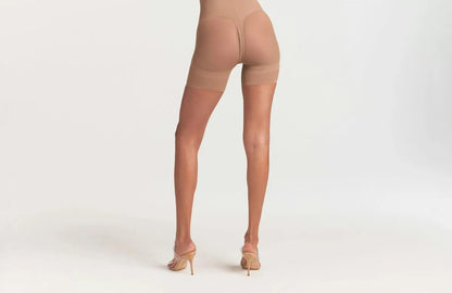 Skims Power Mesh Shapewear Core Sculpt High-Waisted Mid Thigh Short