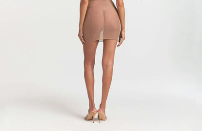 Skims Power Mesh Shapewear Open Bust Slip Dress