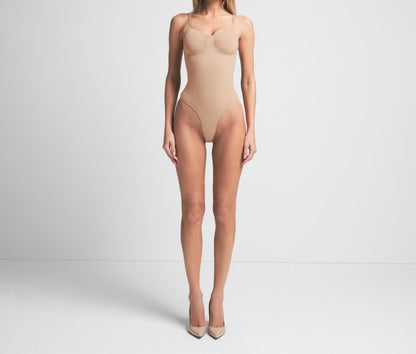 Skims Seamless Sculpt Brief Bodysuit Clay