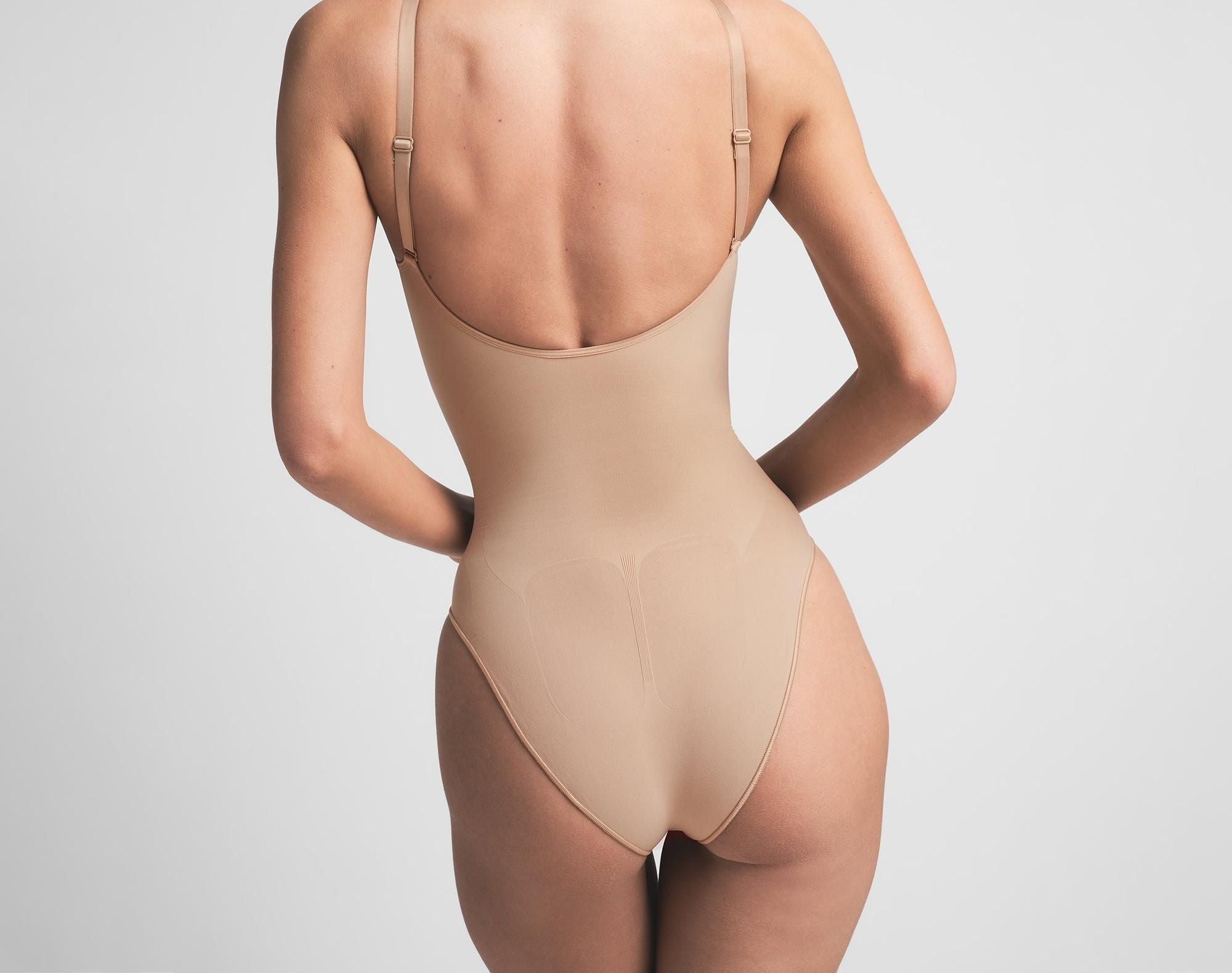 Skims Seamless Sculpt Brief Bodysuit Clay