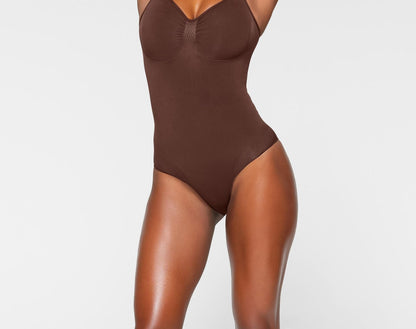 Skims Seamless Sculpt Brief Bodysuit Cocoa