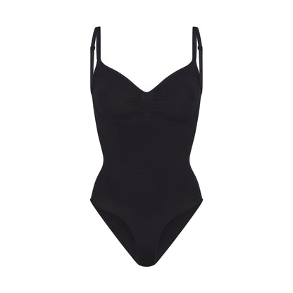 Skims Seamless Sculpt Brief Bodysuit Onyx