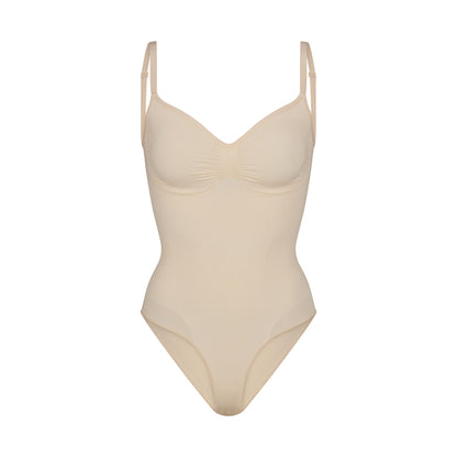 Skims Seamless Sculpt Brief Bodysuit Sand