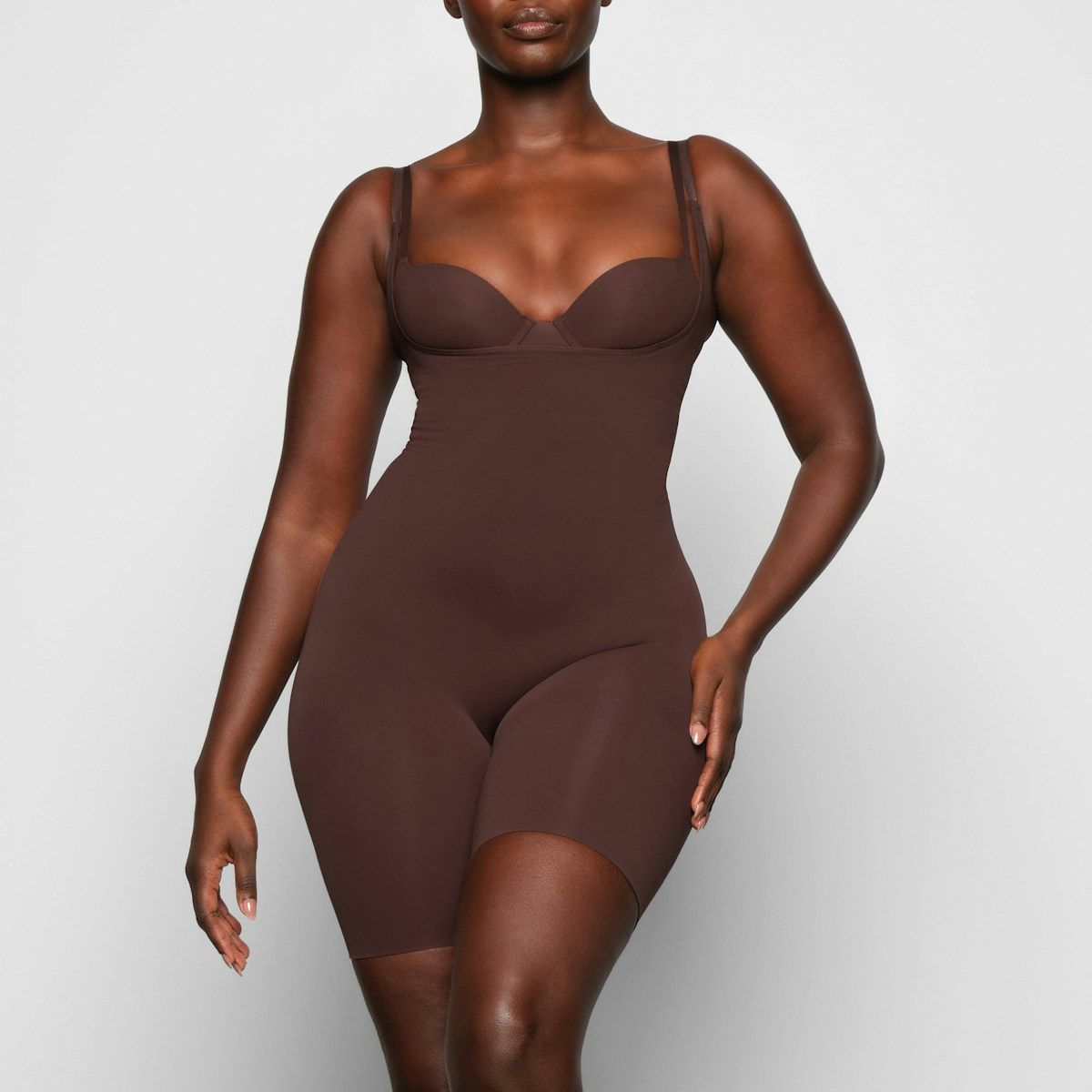 Skims Seamless Sculpt Butt Lifting Open Bust Bodysuit