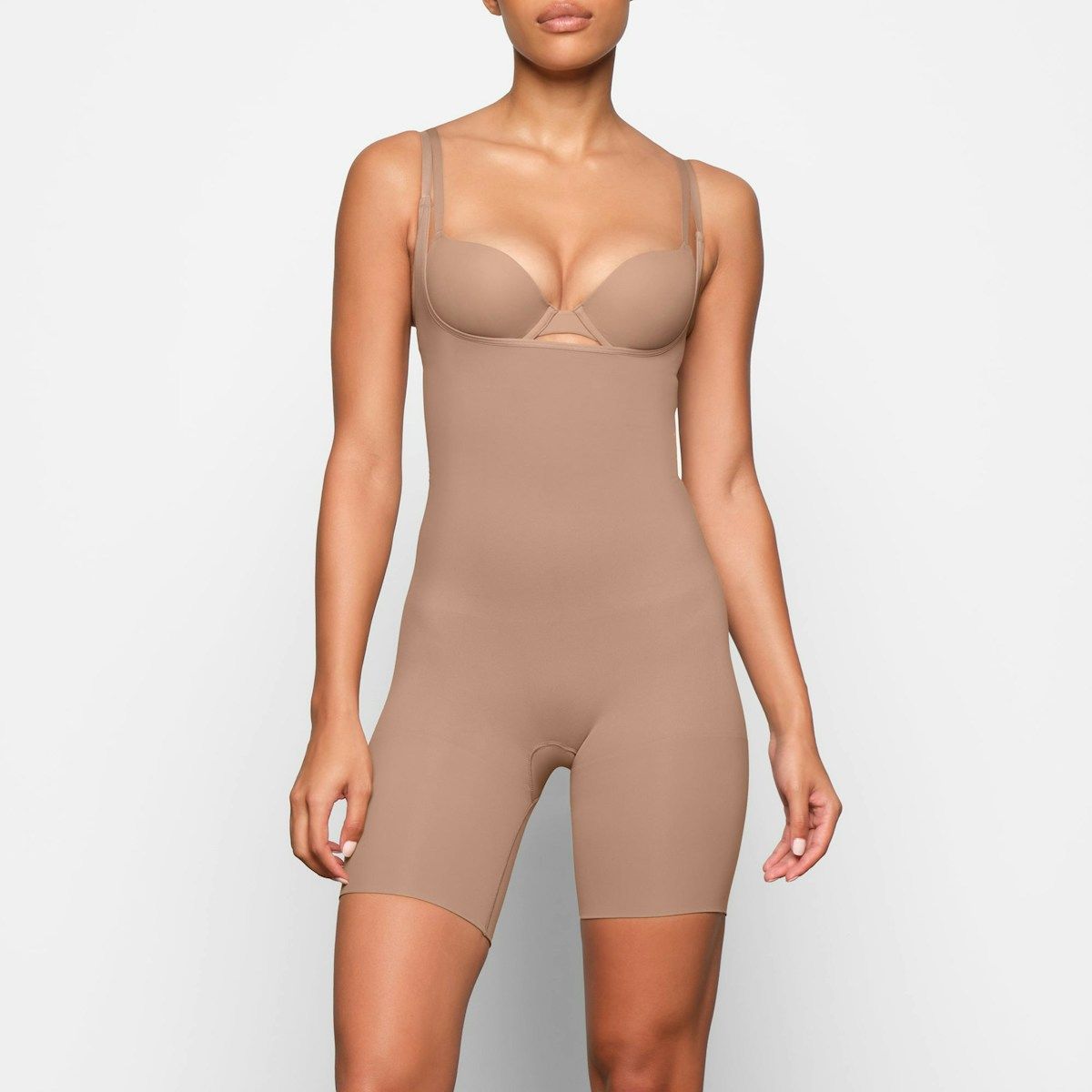 Skims Seamless Sculpt Butt Lifting Open Bust Bodysuit