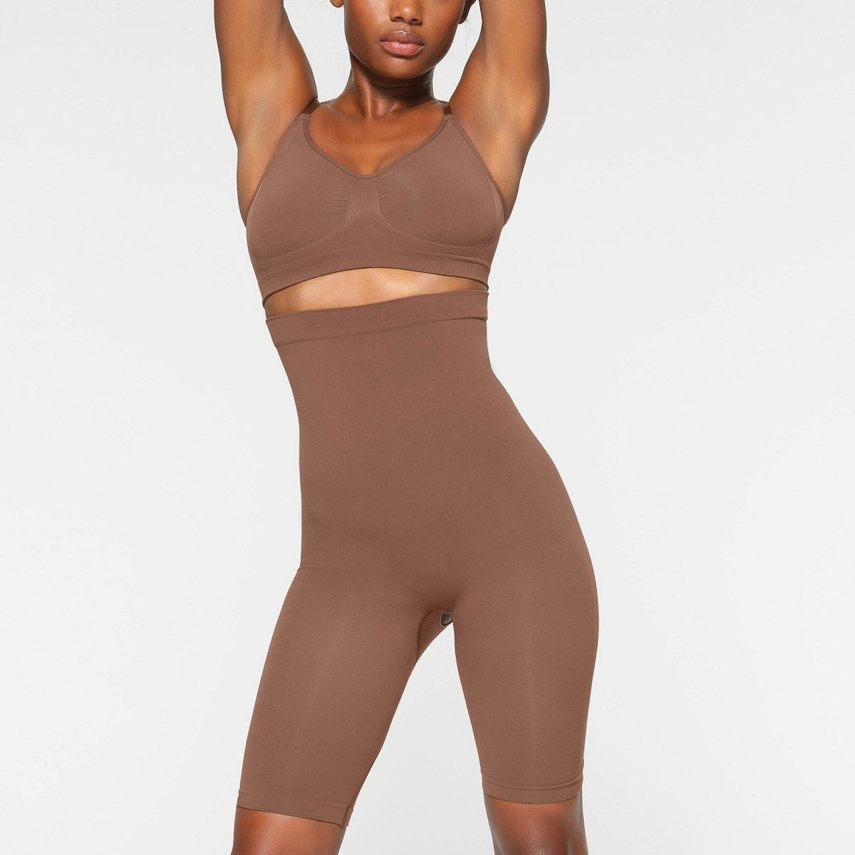 Skims Seamless Sculpt High-Waisted Above The Knee Short