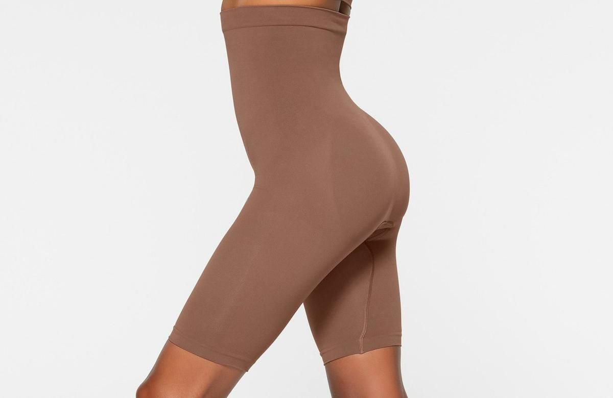 Skims Seamless Sculpt High-Waisted Above The Knee Short