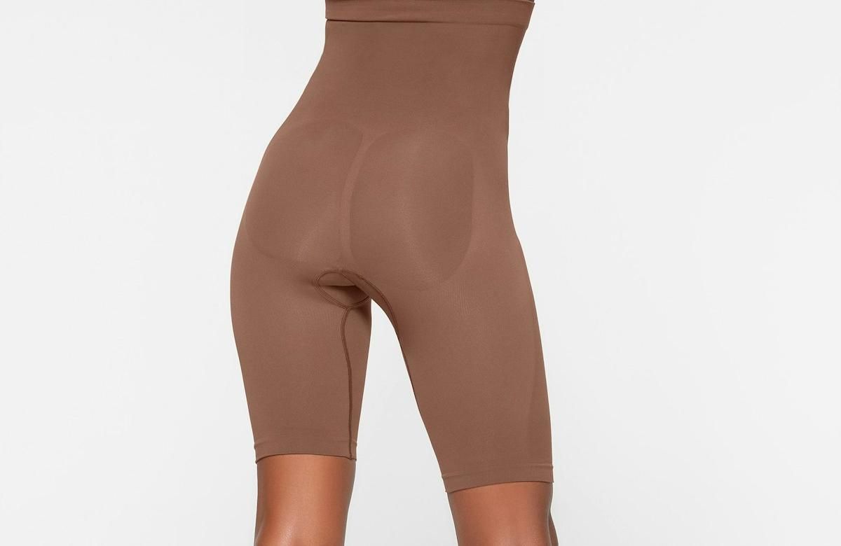 Skims Seamless Sculpt High-Waisted Above The Knee Short