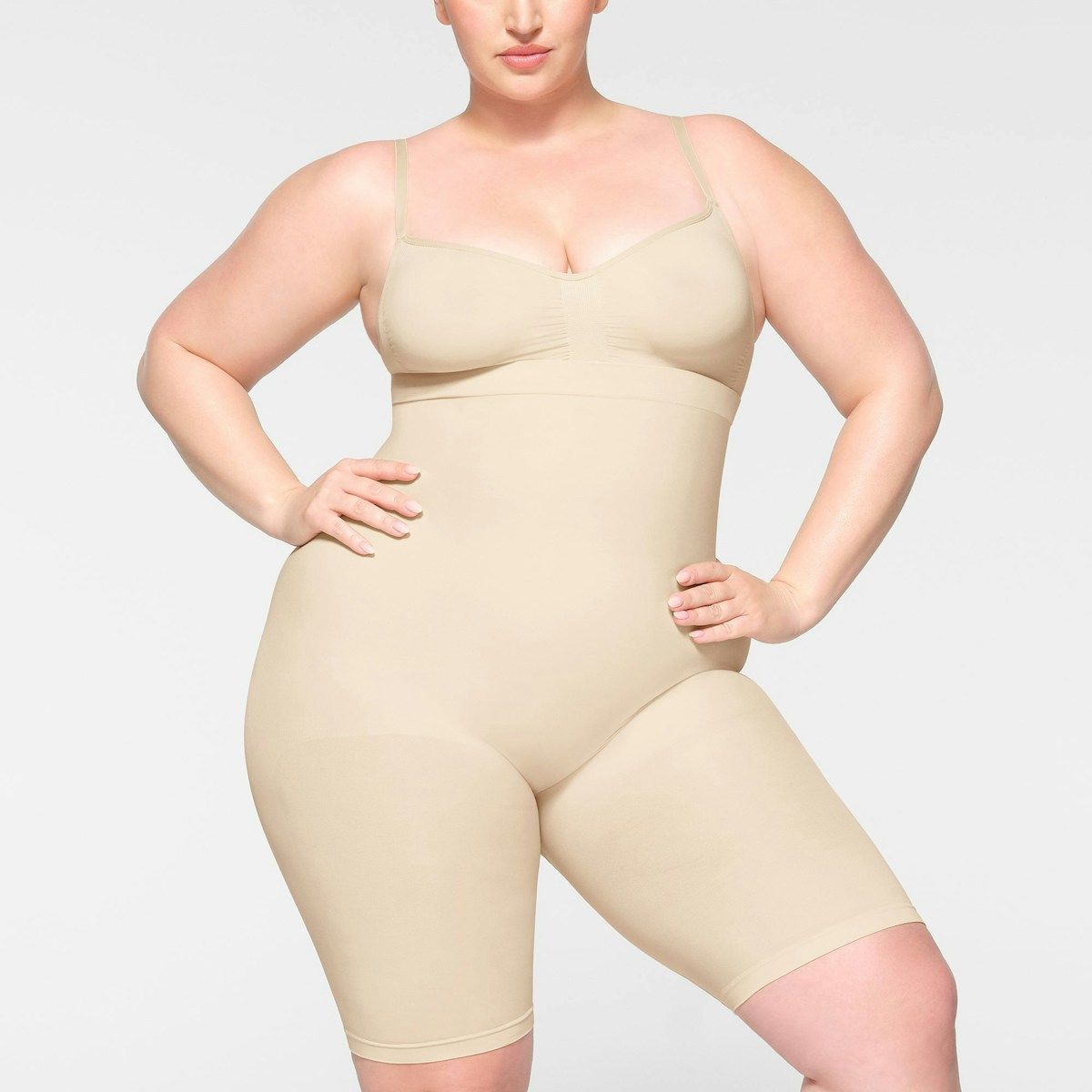 Skims Seamless Sculpt High-Waisted Above The Knee Short