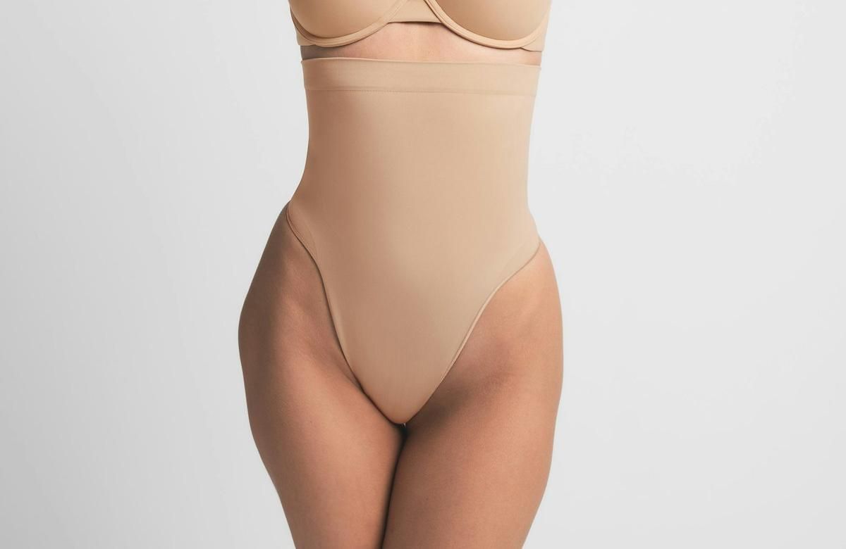 Skims Seamless Sculpt High-Waisted Thong