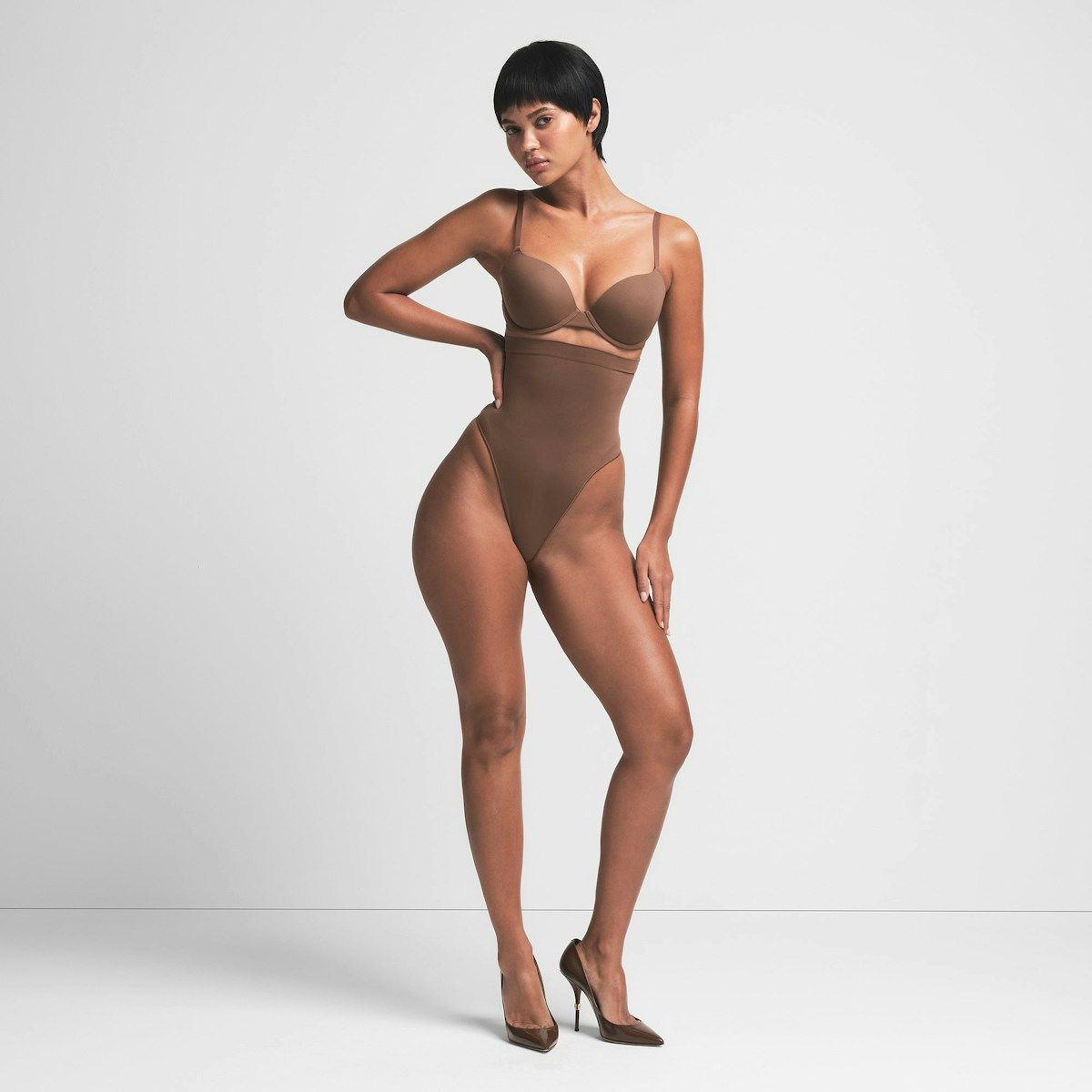 Skims Seamless Sculpt High-Waisted Thong