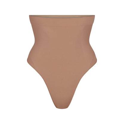 Skims Seamless Sculpt High-Waisted Thong Sienna
