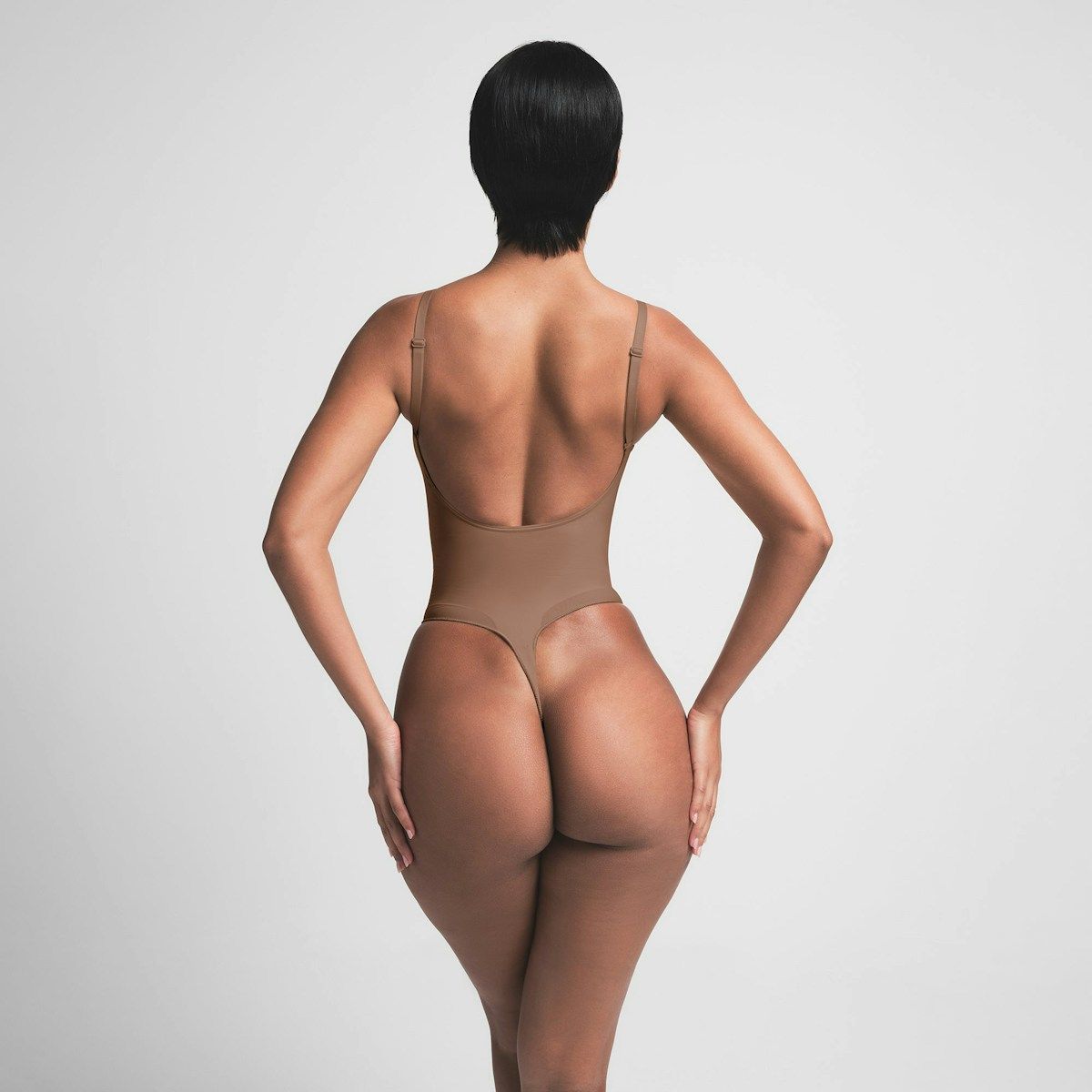 Skims Seamless Sculpt Low Back Thong Bodysuit