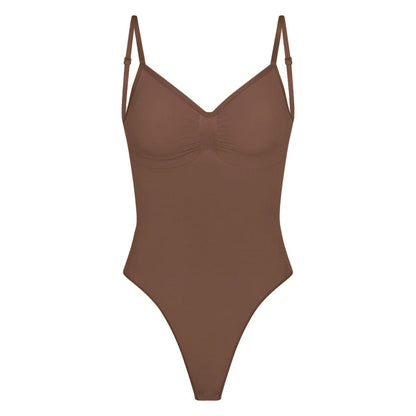 Skims Seamless Sculpt Low Back Thong Bodysuit Jasper