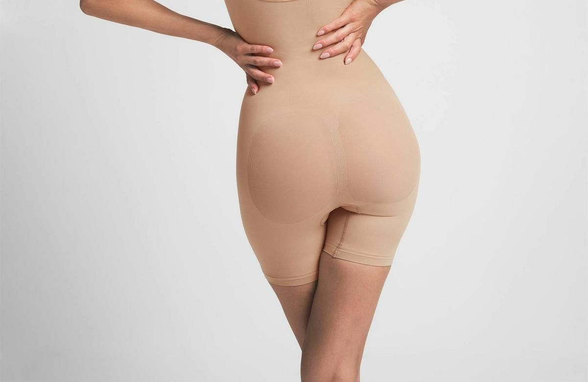 Skims Seamless Sculpt Mid Thigh Bodysuit