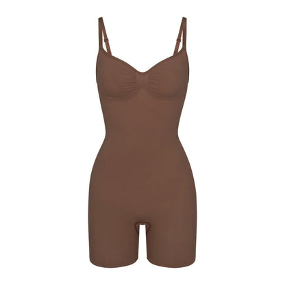 Skims Seamless Sculpt Mid Thigh Bodysuit Jasper