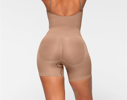 Skims Seamless Sculpt Mid Thigh Bodysuit Sienna