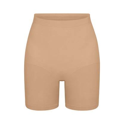 Skims Seamless Sculpt Mid Thigh Short Clay