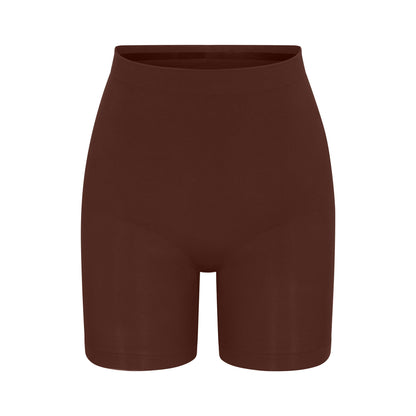 Skims Seamless Sculpt Mid Thigh Short Cocoa