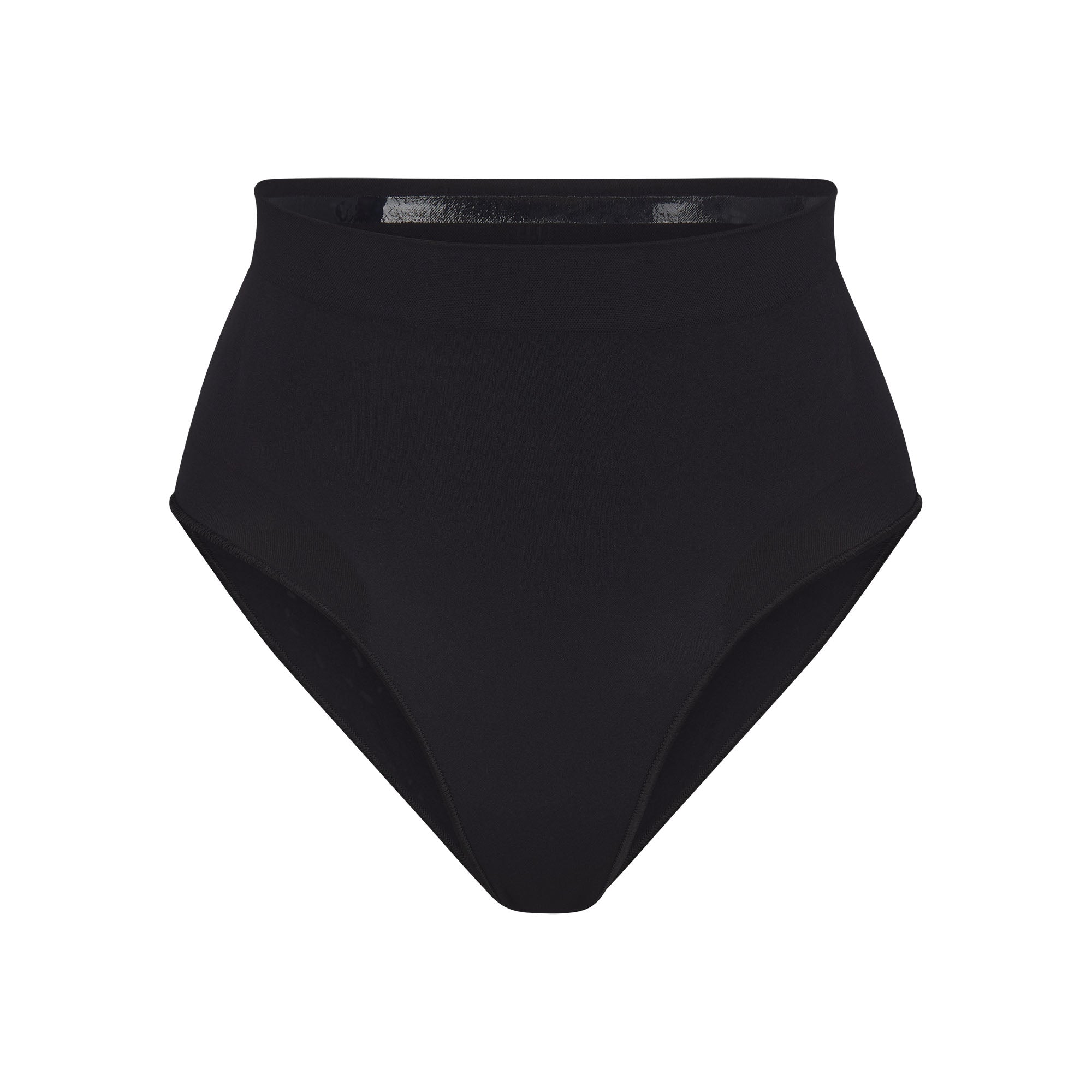Skims Seamless Sculpt Mid Waist Brief Onyx