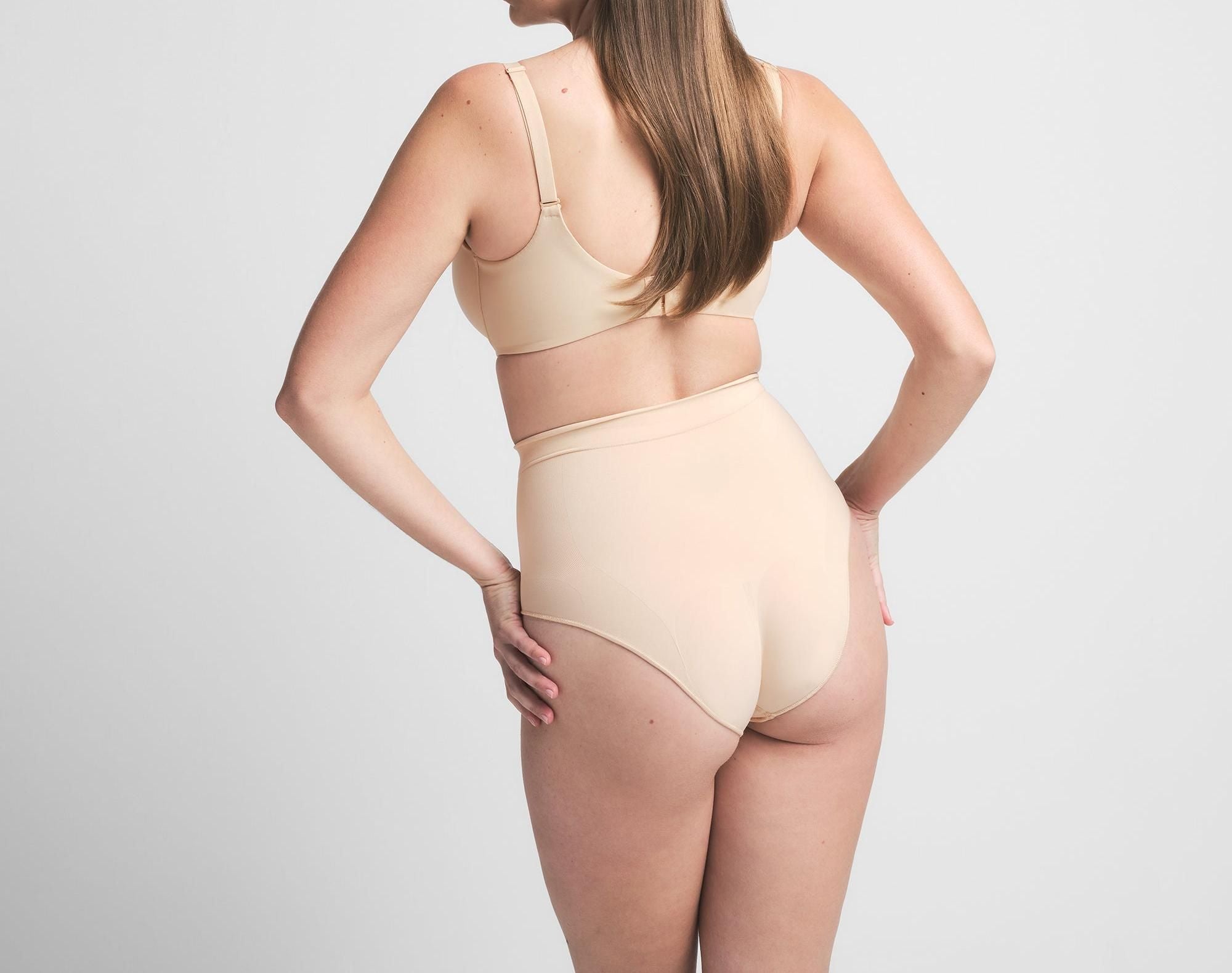 Skims Seamless Sculpt Mid Waist Brief Sand